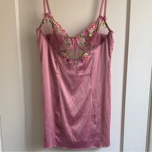 Victoria's Secret Pink Floral Chemise